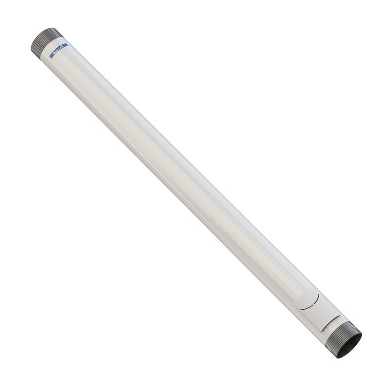 QualGear QG-PRO-PM-2FT-W Pro-AV 1.5" Npt Threaded Pipe, 2' Length Projector Accessory , White - Image 2